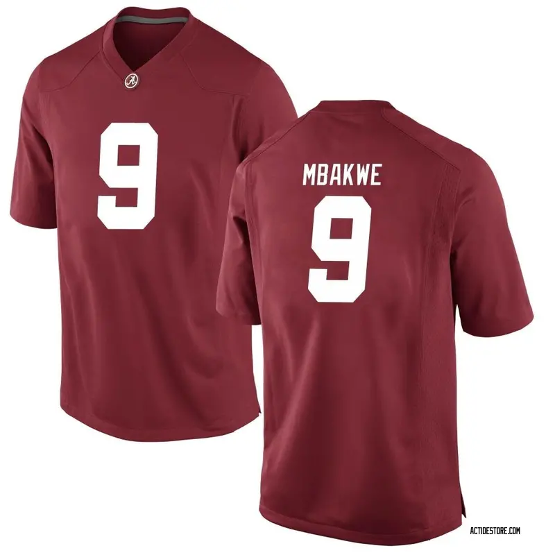 Game Men's Jaylen Mbakwe Alabama Crimson Tide Crimson Football College Jersey