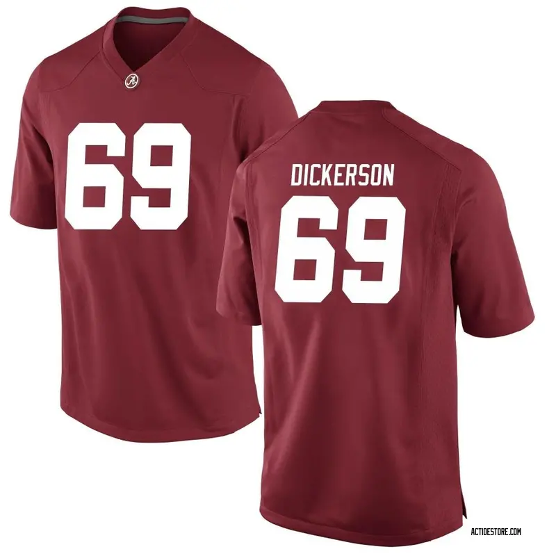 Game Men's Landon Dickerson Alabama Crimson Tide Crimson Football College Jersey