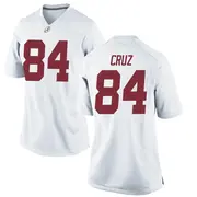 Game Women's Colby Cruz Alabama Crimson Tide White Football College Jersey