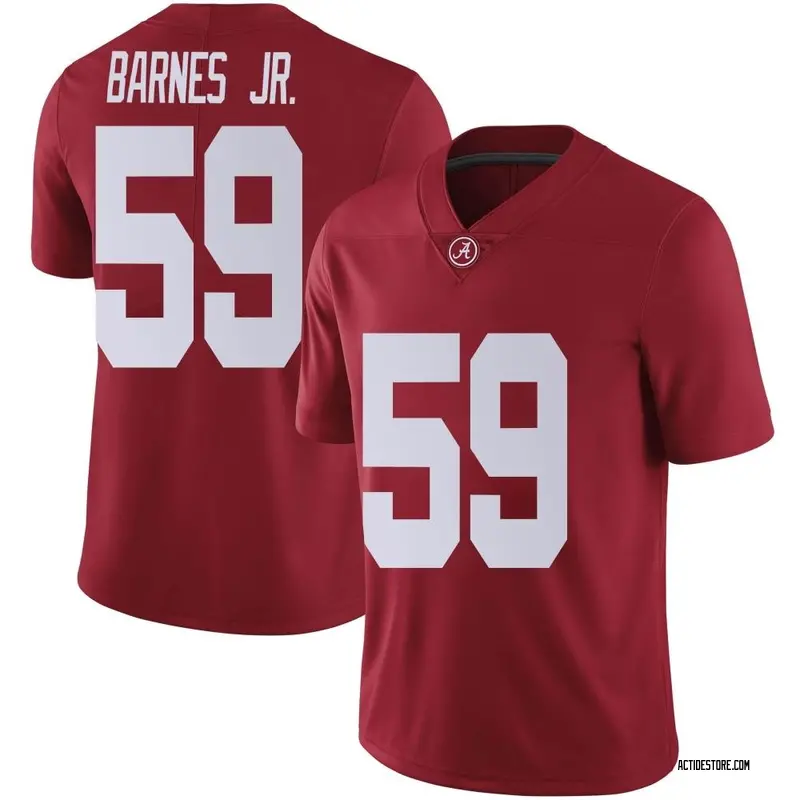 Limited Men's Anquin Barnes Jr. Alabama Crimson Tide Crimson Football College Jersey