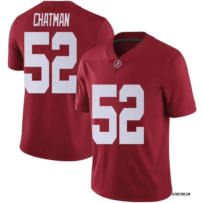 Limited Men's Braylon Chatman Alabama Crimson Tide Crimson Football College Jersey