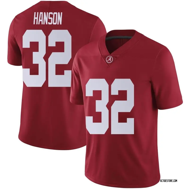 Limited Men's Griffin Hanson Alabama Crimson Tide Crimson Football College Jersey