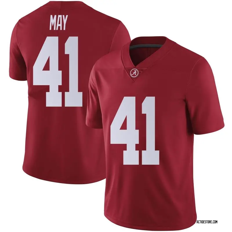 Limited Men's Jack May Alabama Crimson Tide Crimson Football College Jersey