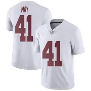 Limited Men's Jack May Alabama Crimson Tide White Football College Jersey