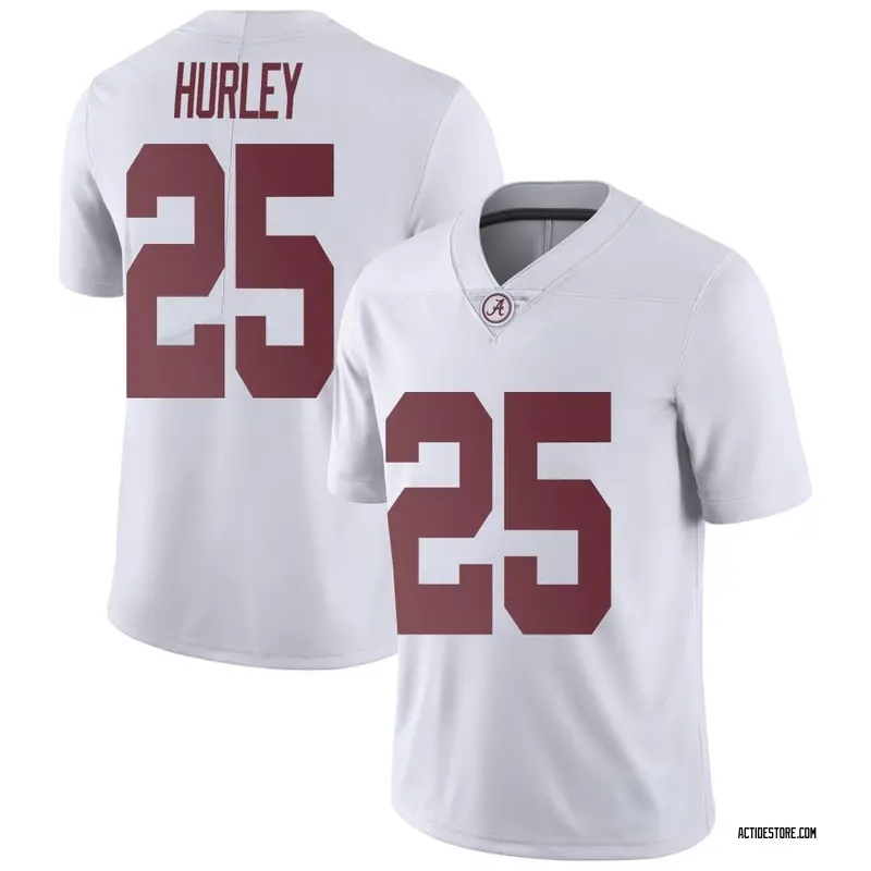 Limited Men's Jahlil Hurley Alabama Crimson Tide White Football College Jersey