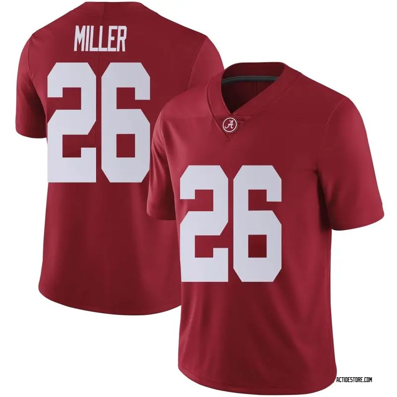 Limited Men's Jam Miller Alabama Crimson Tide Crimson Football College Jersey