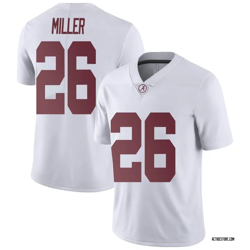 Limited Men's Jam Miller Alabama Crimson Tide White Football College Jersey