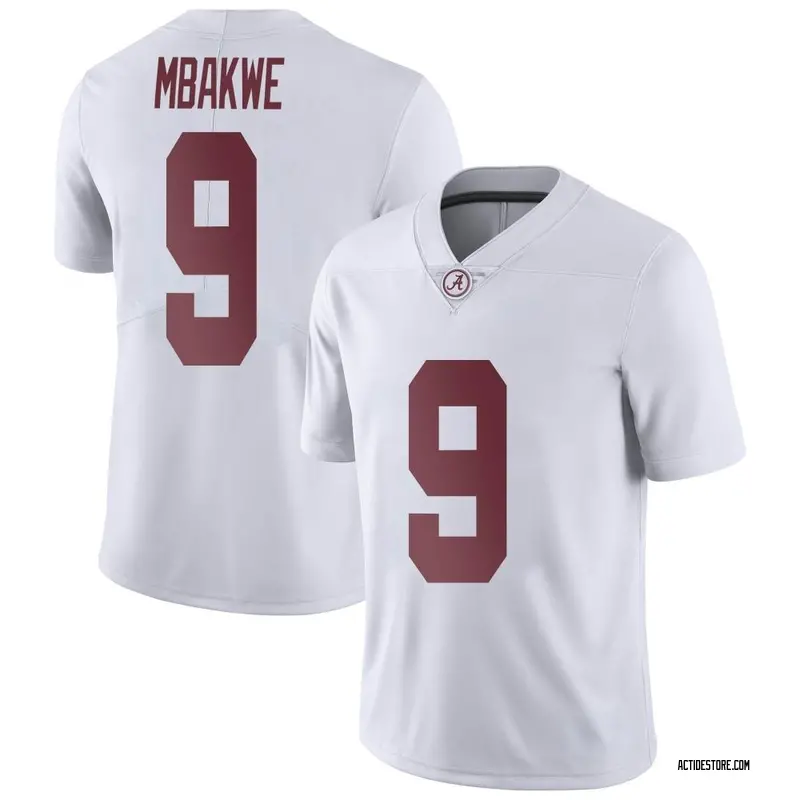 Limited Men's Jaylen Mbakwe Alabama Crimson Tide White Football College Jersey