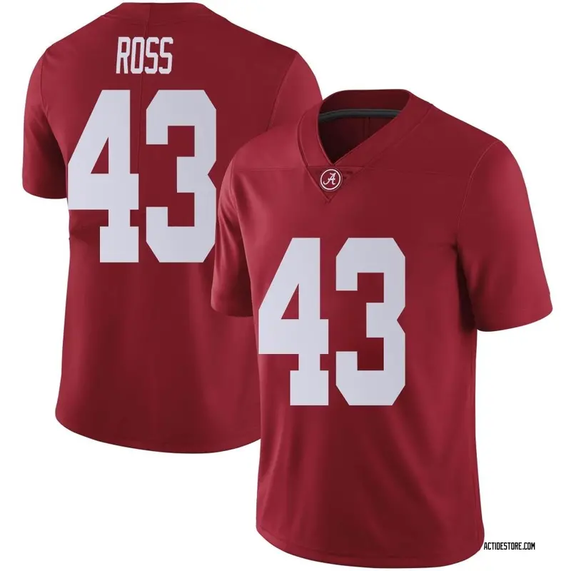 Limited Men's Jayshawn Ross Alabama Crimson Tide Crimson Football College Jersey