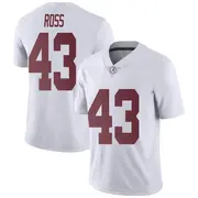 Limited Men's Jayshawn Ross Alabama Crimson Tide White Football College Jersey