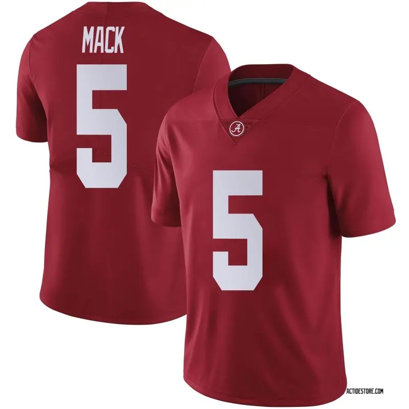 Limited Men's King Mack Alabama Crimson Tide Crimson Football College Jersey