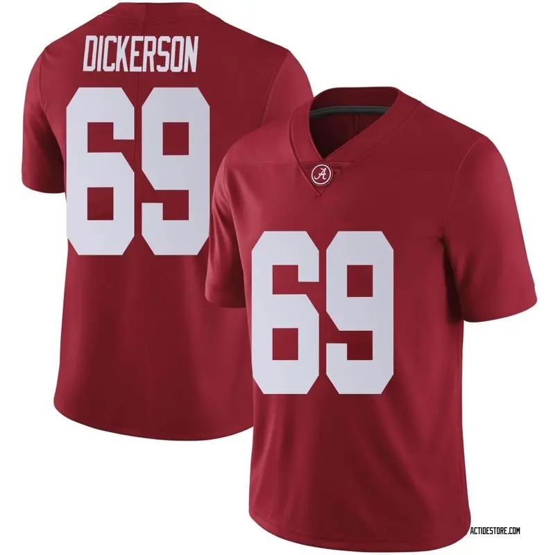 Limited Men's Landon Dickerson Alabama Crimson Tide Crimson Football College Jersey