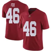 Limited Men's Peyton Fox Alabama Crimson Tide Crimson Football College Jersey