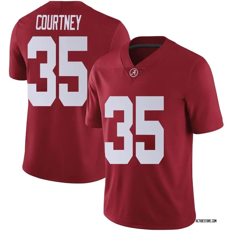 Limited Men's Zarian Courtney Alabama Crimson Tide Crimson Football College Jersey