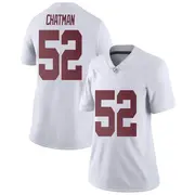 Limited Women's Braylon Chatman Alabama Crimson Tide White Football College Jersey