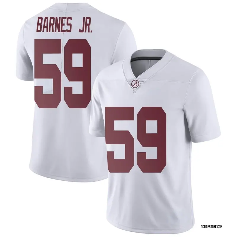 Limited Youth Anquin Barnes Jr. Alabama Crimson Tide White Football College Jersey