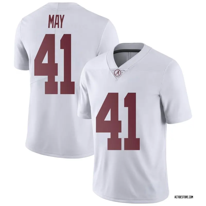 Limited Youth Jack May Alabama Crimson Tide White Football College Jersey