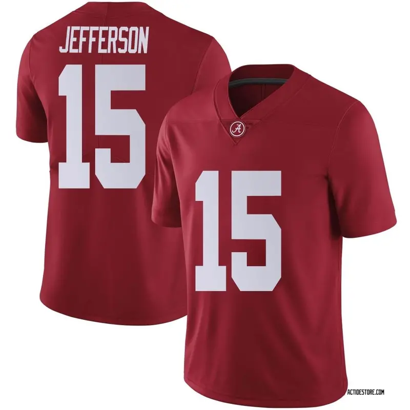 Limited Youth Justin Jefferson Alabama Crimson Tide Crimson Football College Jersey