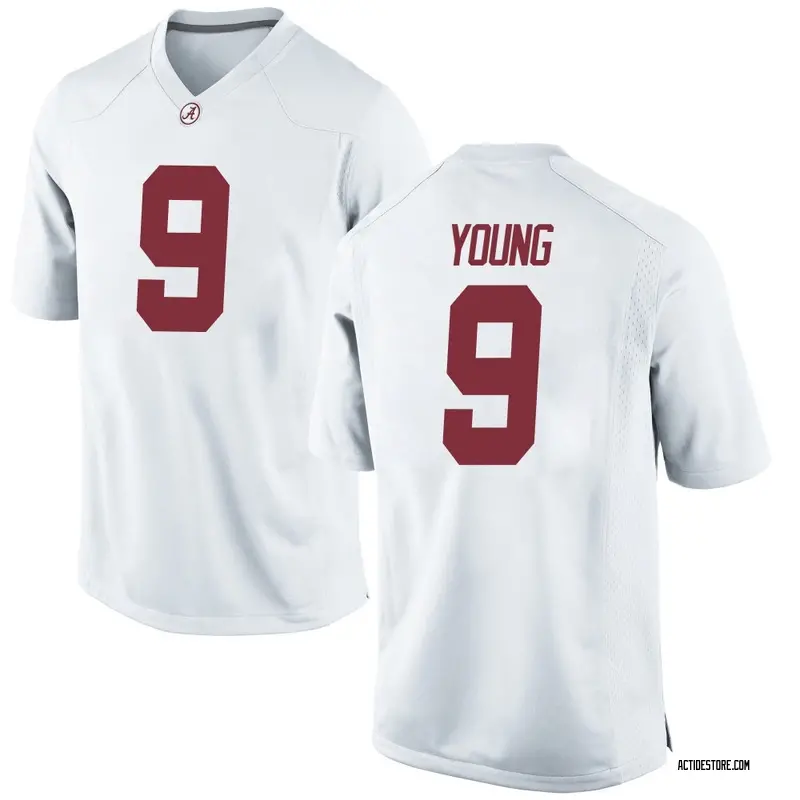 Replica Men's Bryce Young Alabama Crimson Tide White Football College Jersey