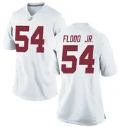 Replica Women's Kyle Flood Jr. Alabama Crimson Tide White Football College Jersey