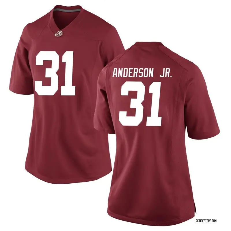 Replica Women's Will Anderson Jr. Alabama Crimson Tide Crimson Football ...