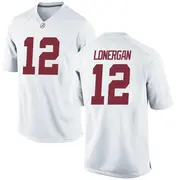 Replica Youth Dylan Lonergan Alabama Crimson Tide White Football College Jersey